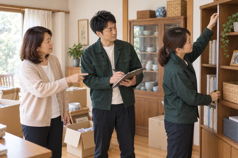 現地確認と見積もりのイメージ