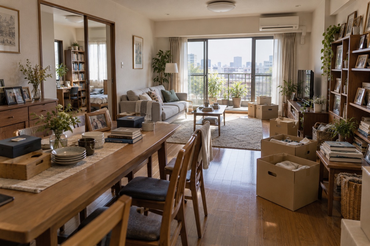家財が残るマンション